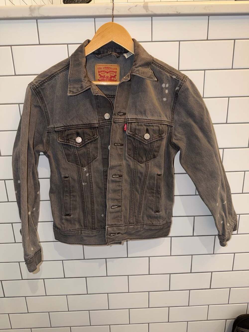 Levi's Trucker Denim Jacket Gray Size XS